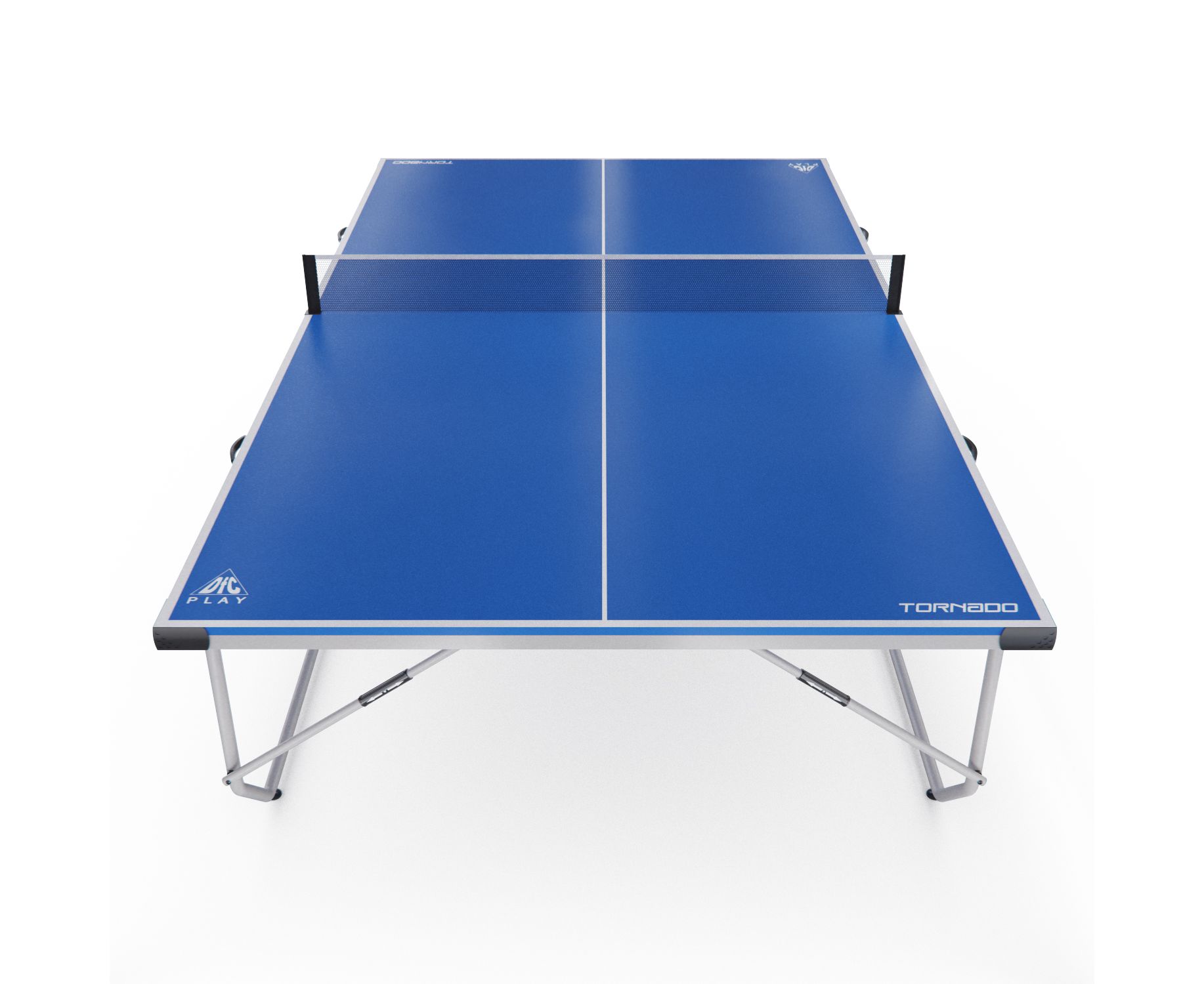 Теннисный стол DFC Tornado Home Compact для помещения, синий, складной