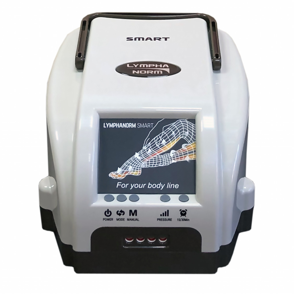 Лимфодренажный аппарат LymphaNorm Smart + 2 манжеты для ног (L) + талия (XL / XXL) + манжета для рук