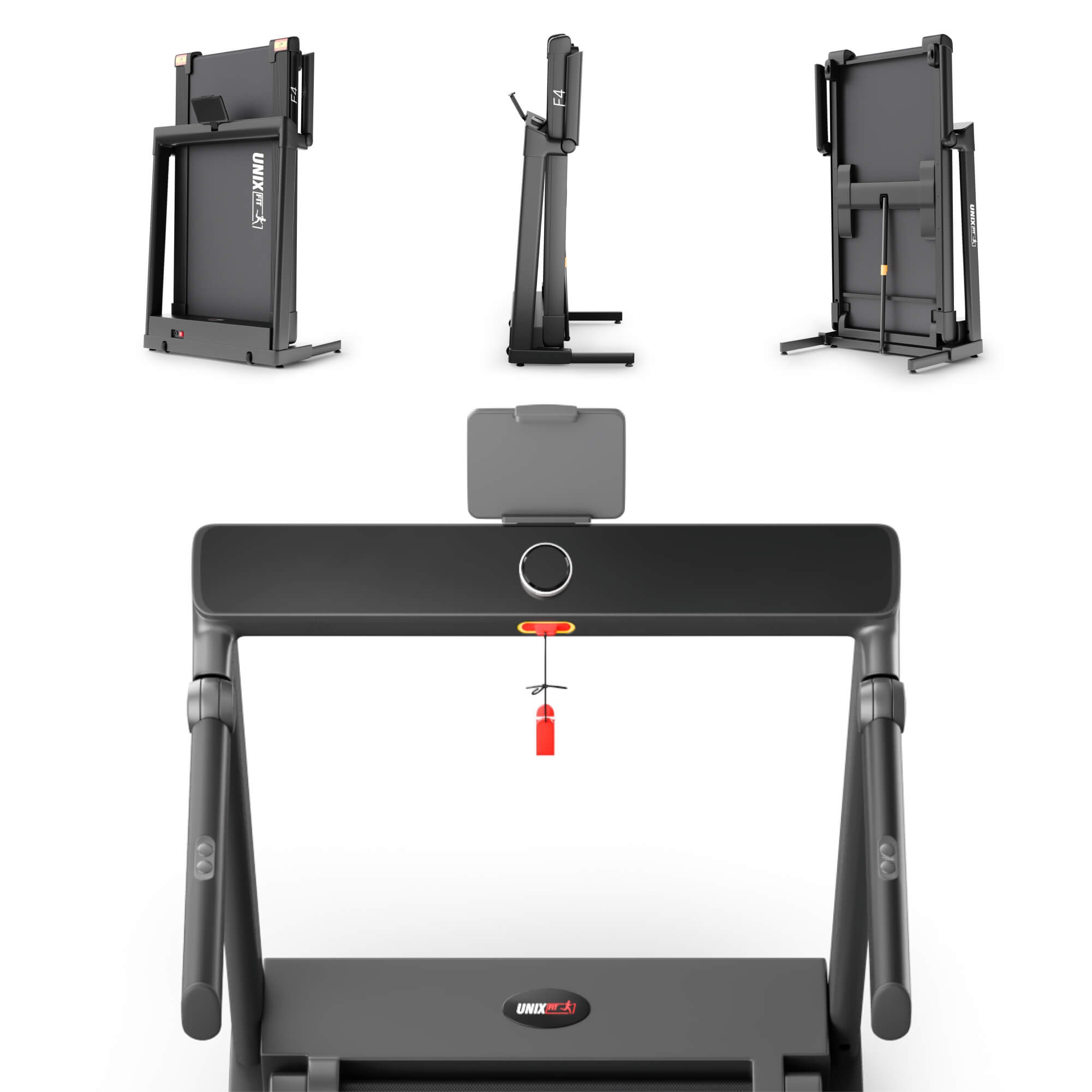 Беговая дорожка Unix Fit Hi-tech F4 Space Grey