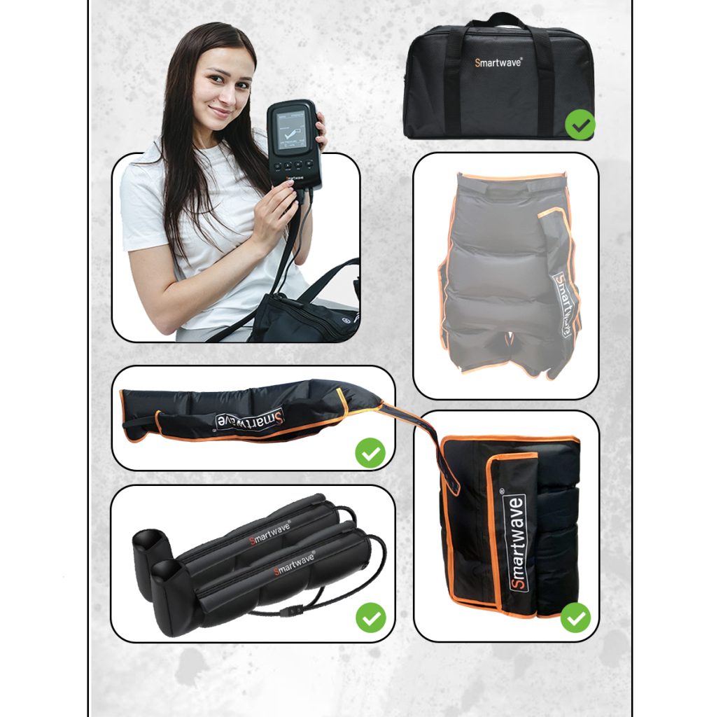 Лимфодренажный аппарат Smartwave 400 (манжеты на ноги) + пояс XL + рука