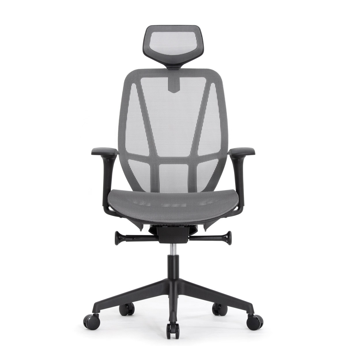 Эргономичное кресло Falto HOP ECO (удлинённое сиденье, сетка, серый)