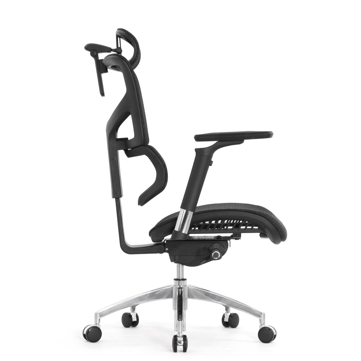 Эргономичное кресло Falto Sail Art 2 (подлокотники 6D (360), сетка, чёрный)