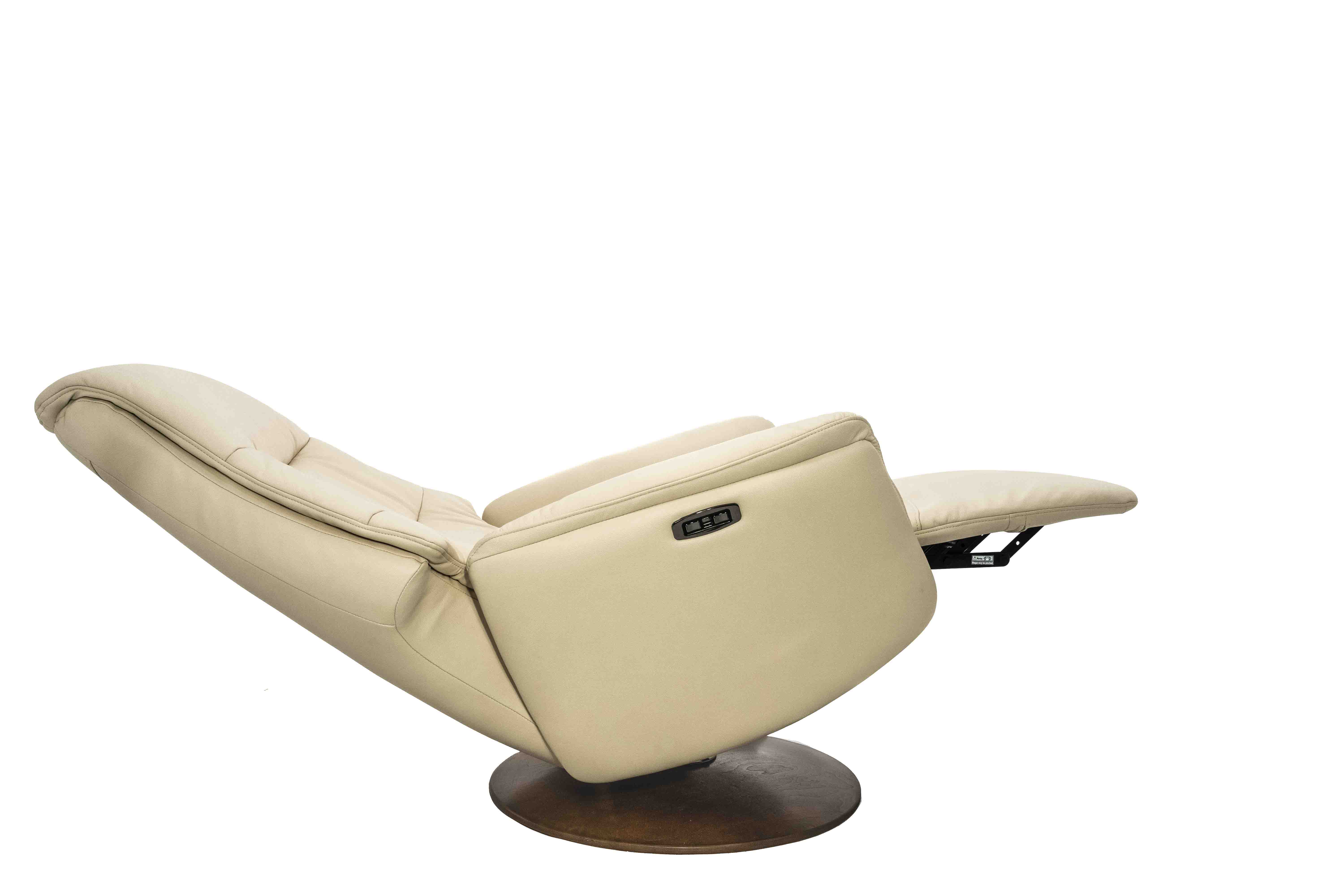 Кресло-реклайнер Falto Zero (2 мотора, zero, натуральная кожа, бежевый)