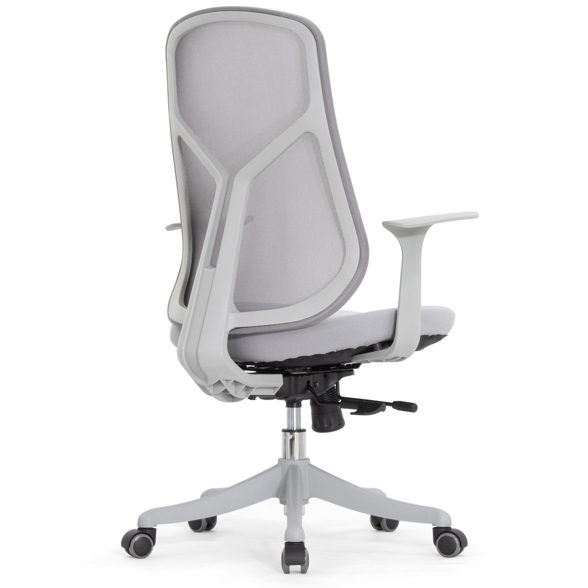 Эргономичное кресло Falto Кураж (без подголовника, сетка, ткань, серый)