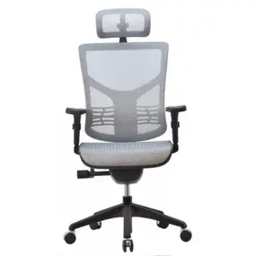 Эргономичное кресло Expert Vista (сетка, каркас чёрный, белый)