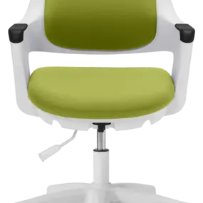 Детское эргономичное кресло Falto ROBO (слайдер сиденья, подножка, ткань, зелёный)