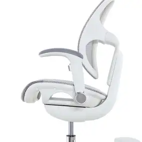 Детское эргономичное кресло Falto ORTO (корсетная спинка, слайдер, подлокотники 3D, сетка, белый)