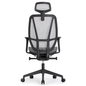 Эргономичное кресло Falto HOP ECO (удлинённое сиденье, сетка, серый)