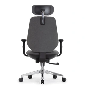 Эргономичное кресло Falto AI WORKS (автоматическая надувная спинка, аккумулятор, ткань, чёрный)