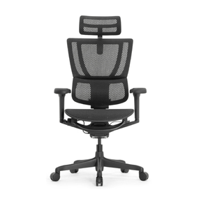Эргономичное кресло Falto IOO Ultra (наклон вперёд, сетка, чёрный)