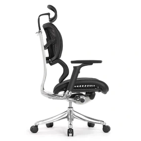 Анатомическое кресло Falto Fly 2 (динамичный подголовник, подлокотники 6D (360), сетка, чёрный)