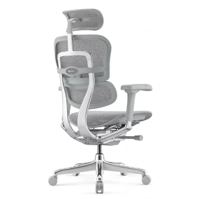 Эргономичное кресло Falto Ergohuman 2 Elite (алюминий, наклон вперёд, сетка, серый)