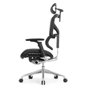 Эргономичное кресло Falto Sail 2 (динамичный поясничный упор, подлокотники 6D (360), сетка, чёрный)