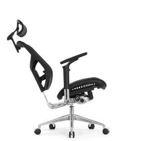 Компьютерное кресло Falto Star Ergo 2 (2D поясничный упор, подлокотники 6D (360), сетка, чёрный)