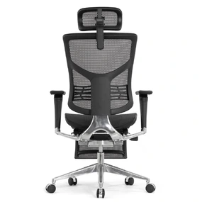 Эргономичное кресло Falto Star 2 с подножкой (подлокотники 6D (360), сетка, цвет чёрный)