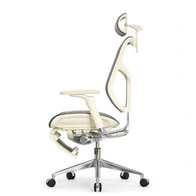 Эргономичное кресло Falto Star 2 с подножкой (подлокотники 6D (360), сетка, цвет светлый)